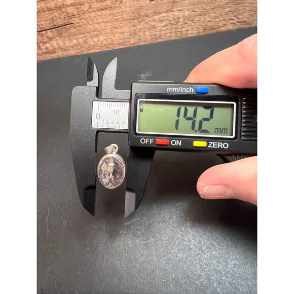 NEW Lepidocrocite super 7 sterling silver oval pendant 4.13 grams - Picture 8 of 10